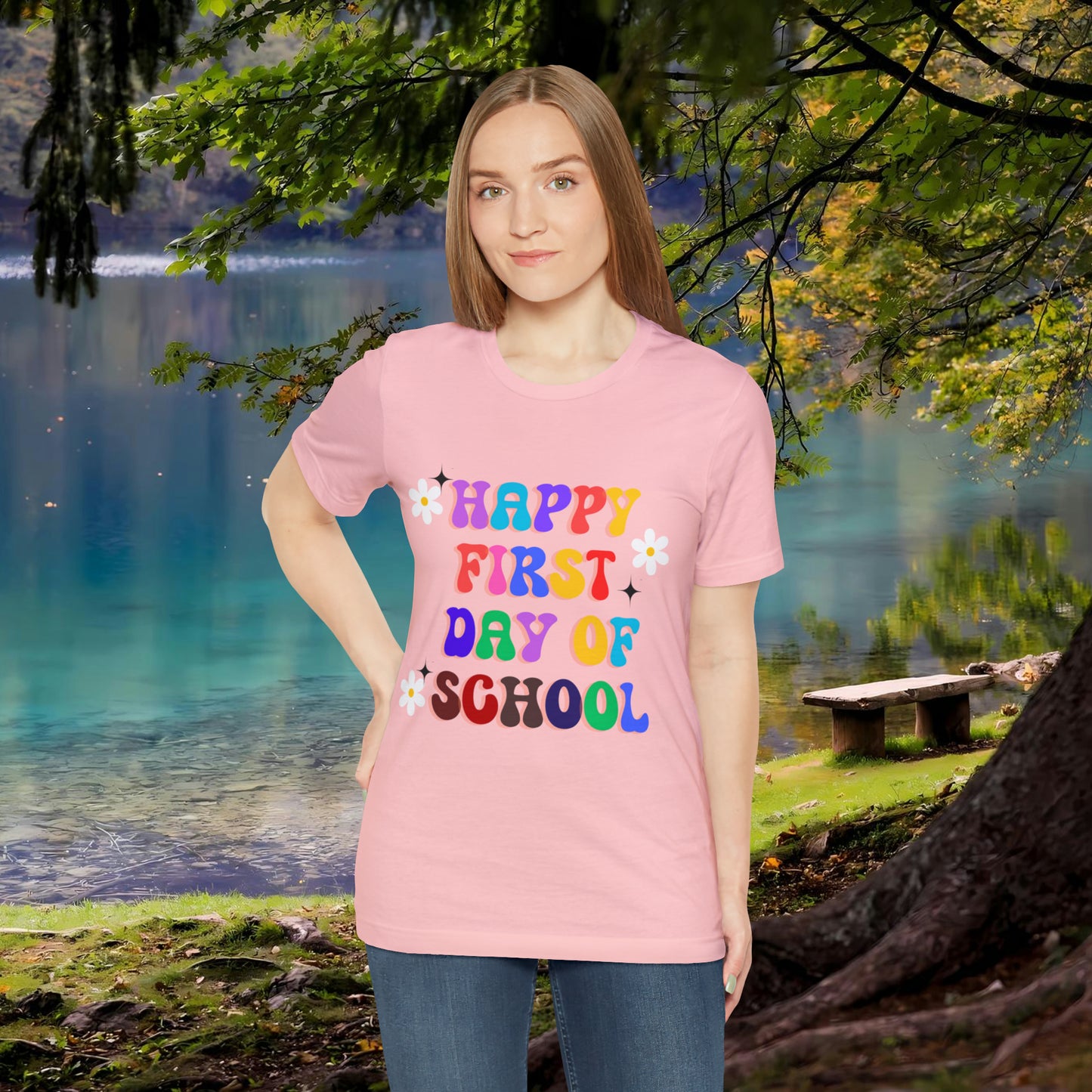 Unisex Jersey Short Sleeve Tee, Retro Teacher Shirts, Back to School Teacher Shirt, First Day of School Shirt for Teachers, Back to School Shirt Teacher Gifts