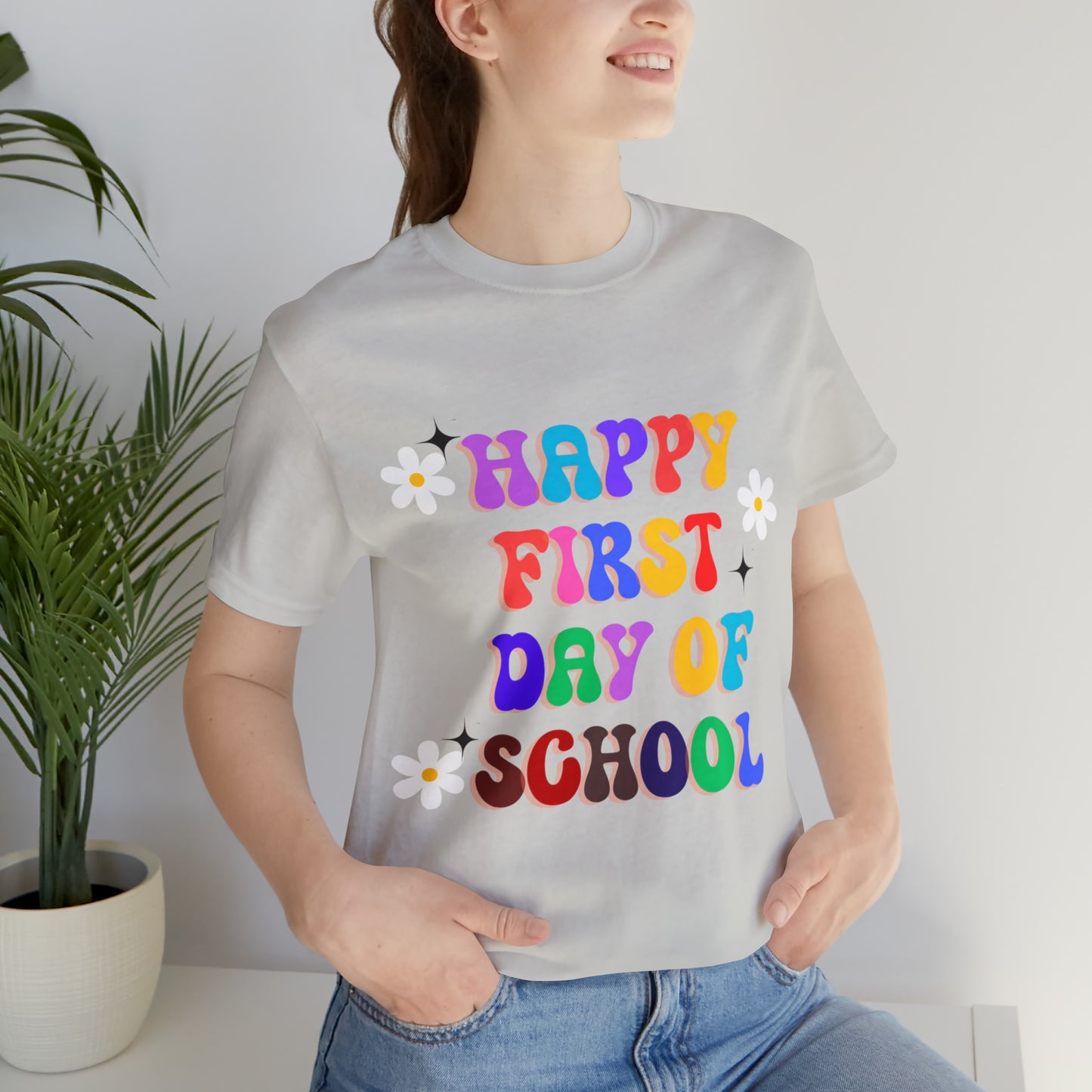 Unisex Jersey Short Sleeve Tee, Retro Teacher Shirts, Back to School Teacher Shirt, First Day of School Shirt for Teachers, Back to School Shirt Teacher Gifts
