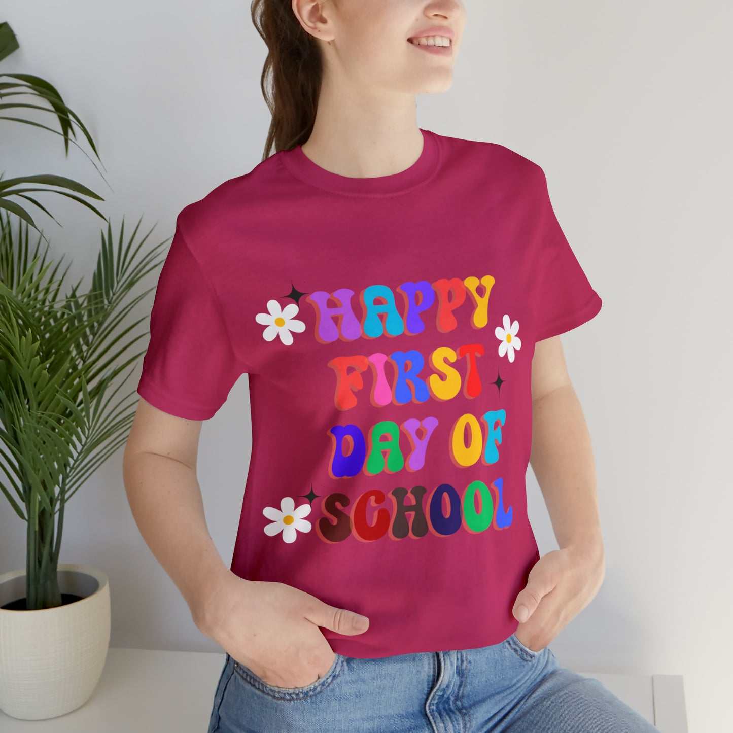 Unisex Jersey Short Sleeve Tee, Retro Teacher Shirts, Back to School Teacher Shirt, First Day of School Shirt for Teachers, Back to School Shirt Teacher Gifts