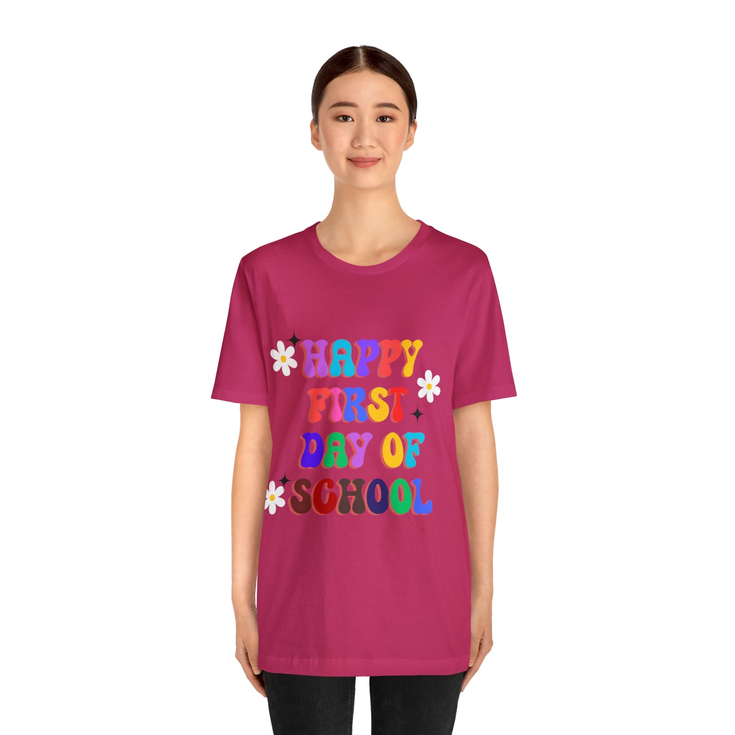 Unisex Jersey Short Sleeve Tee, Retro Teacher Shirts, Back to School Teacher Shirt, First Day of School Shirt for Teachers, Back to School Shirt Teacher Gifts