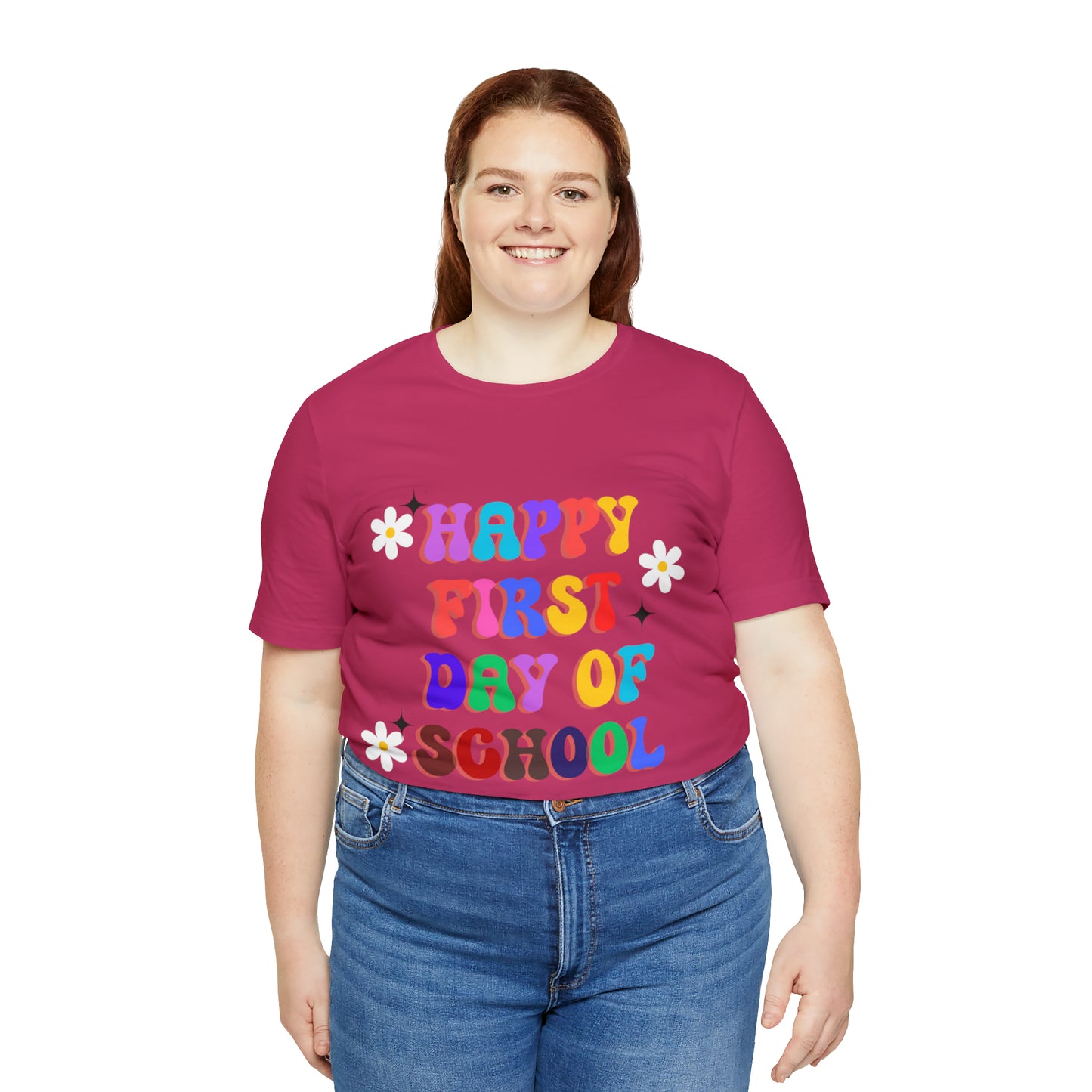 Unisex Jersey Short Sleeve Tee, Retro Teacher Shirts, Back to School Teacher Shirt, First Day of School Shirt for Teachers, Back to School Shirt Teacher Gifts