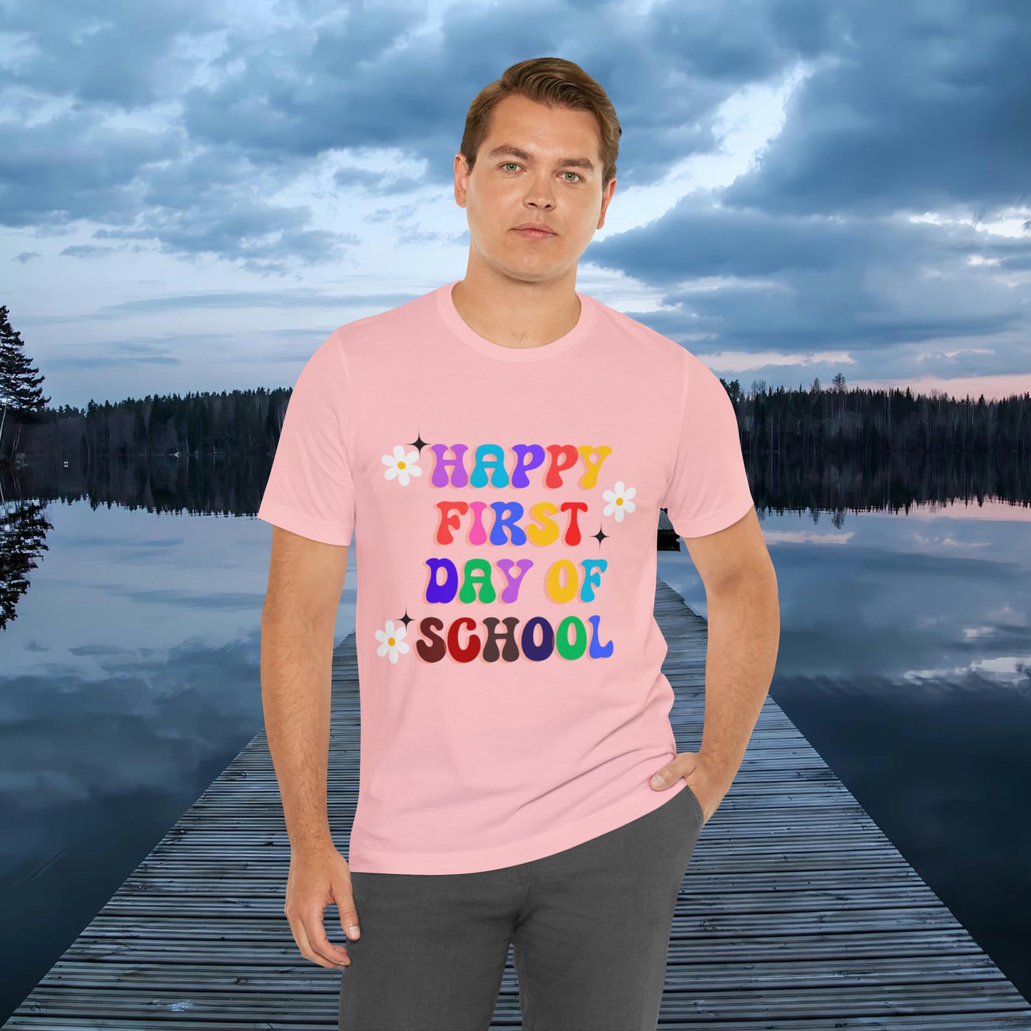 Unisex Jersey Short Sleeve Tee, Retro Teacher Shirts, Back to School Teacher Shirt, First Day of School Shirt for Teachers, Back to School Shirt Teacher Gifts