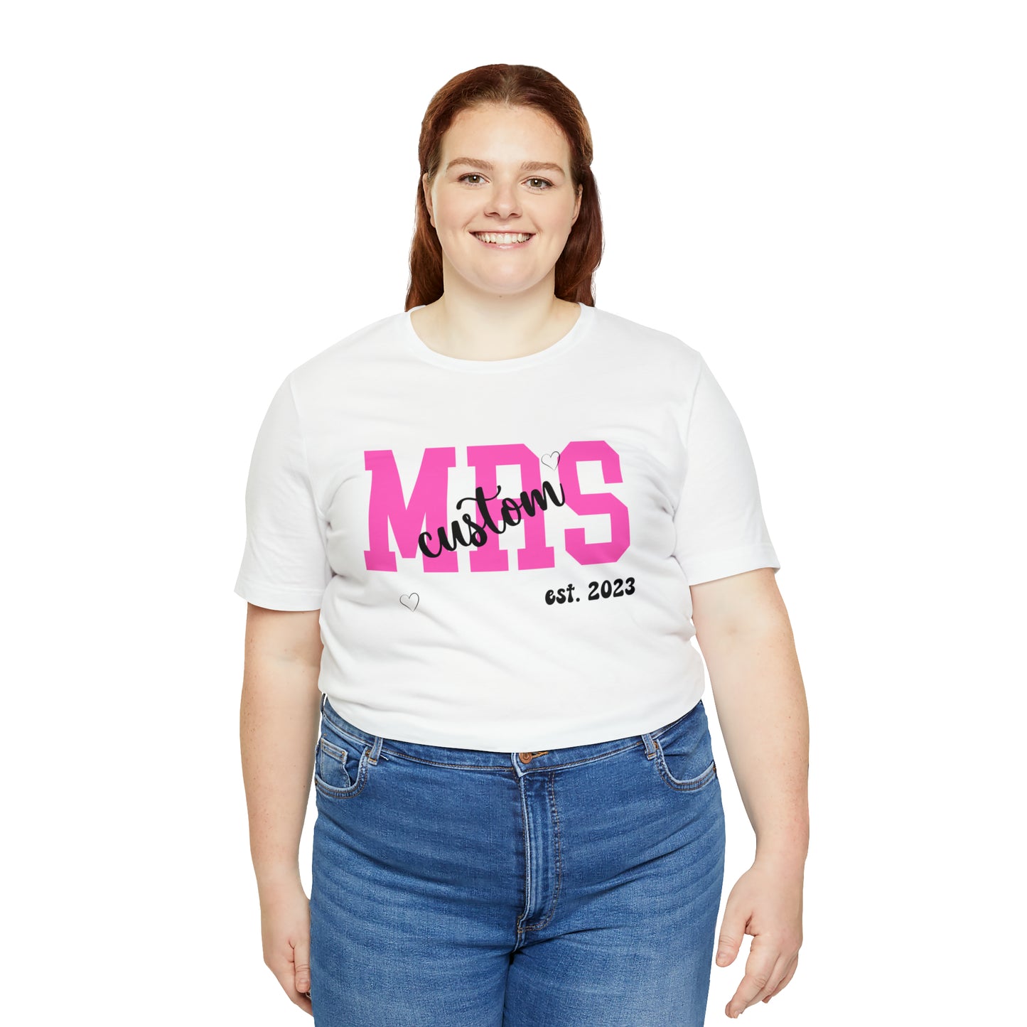 Personalized Future Mrs, Shirt with Customized Last Name for New Bride, Personalized Wedding T-Shirt for Bride, Bachelorette party t-shirt