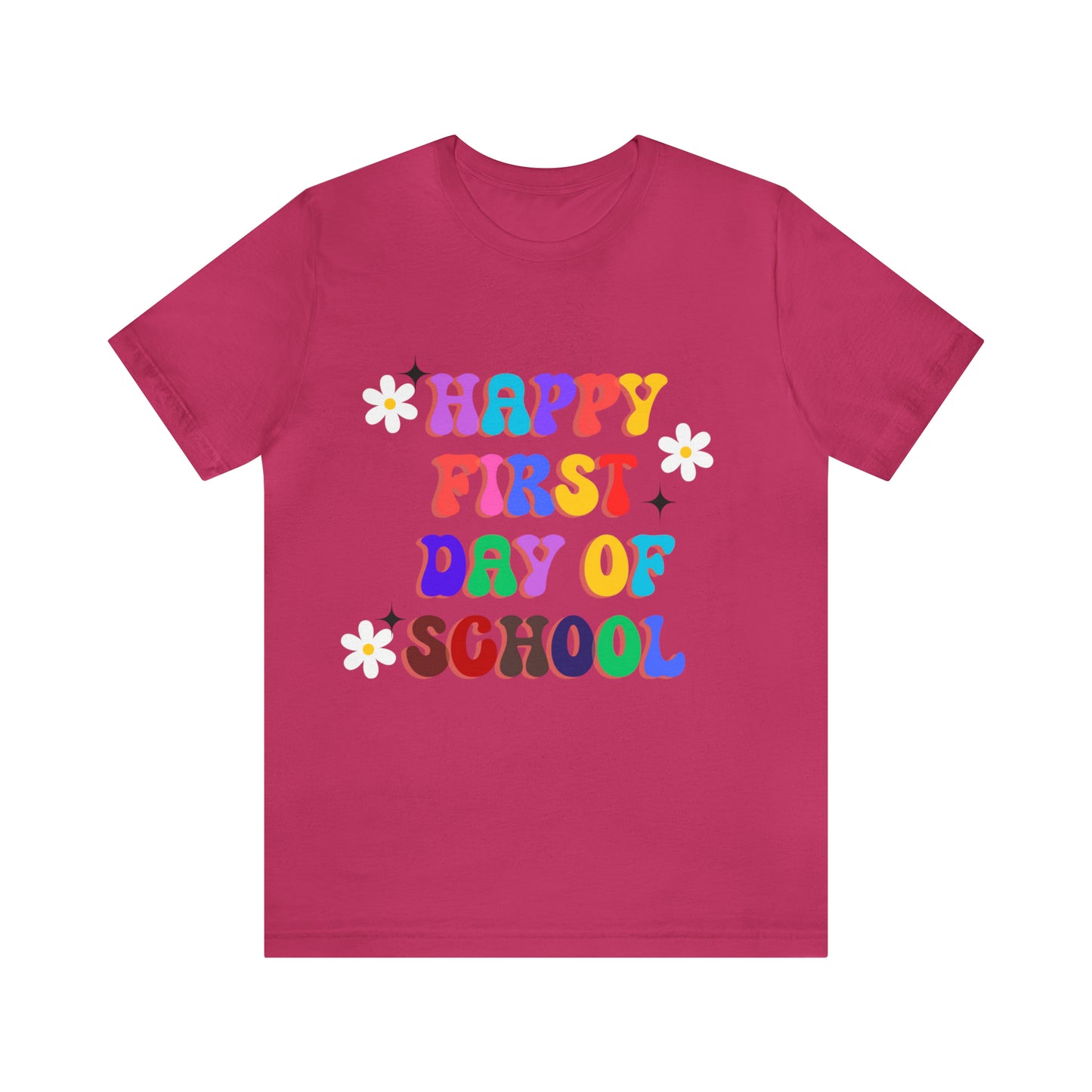 Unisex Jersey Short Sleeve Tee, Retro Teacher Shirts, Back to School Teacher Shirt, First Day of School Shirt for Teachers, Back to School Shirt Teacher Gifts
