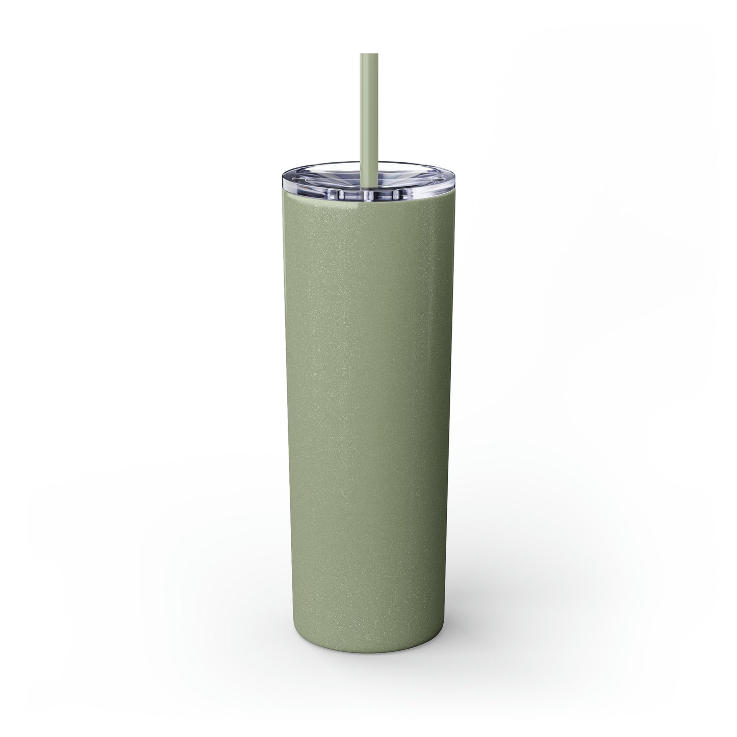Personalized Skinny Tumbler with Straw, 20oz