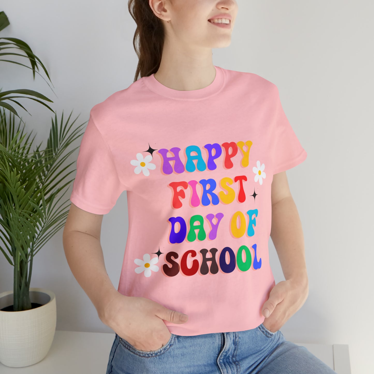 Unisex Jersey Short Sleeve Tee, Retro Teacher Shirts, Back to School Teacher Shirt, First Day of School Shirt for Teachers, Back to School Shirt Teacher Gifts