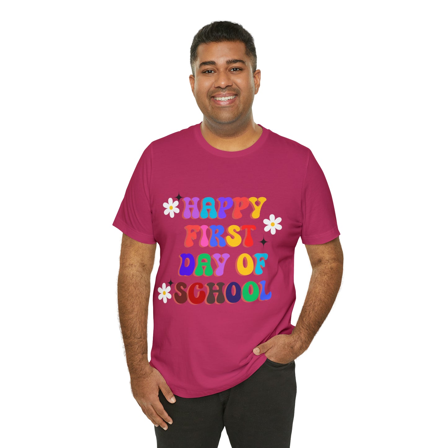 Unisex Jersey Short Sleeve Tee, Retro Teacher Shirts, Back to School Teacher Shirt, First Day of School Shirt for Teachers, Back to School Shirt Teacher Gifts