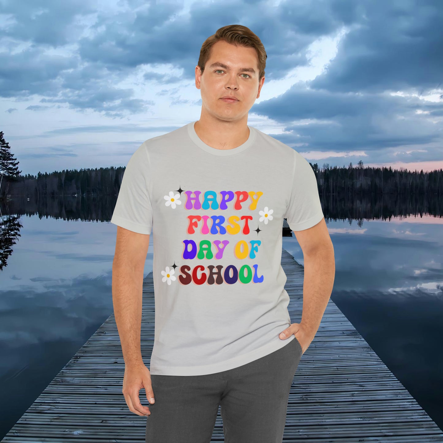 Unisex Jersey Short Sleeve Tee, Retro Teacher Shirts, Back to School Teacher Shirt, First Day of School Shirt for Teachers, Back to School Shirt Teacher Gifts