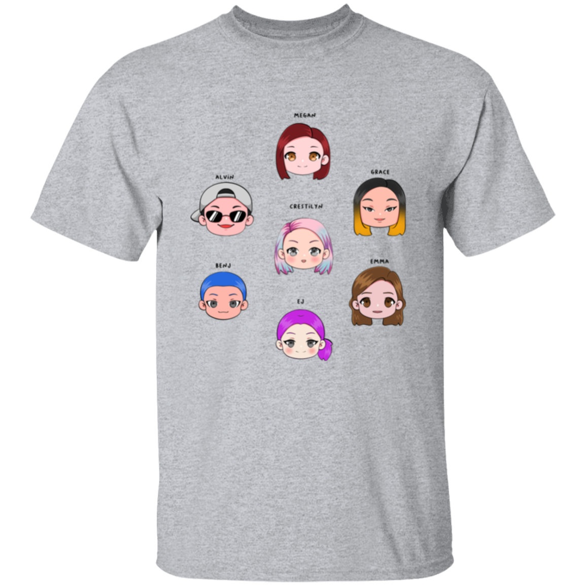 Customized Friends Animated| G500 T-Shirt