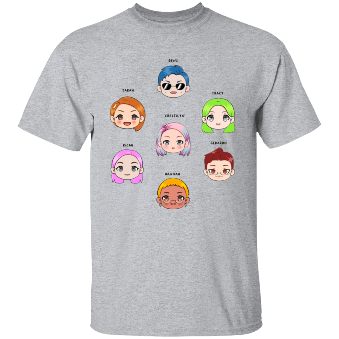Customized Friends Animated| G500 T-Shirt