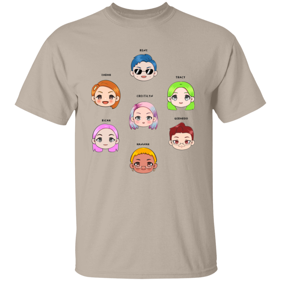 Customized Friends Animated| G500 T-Shirt