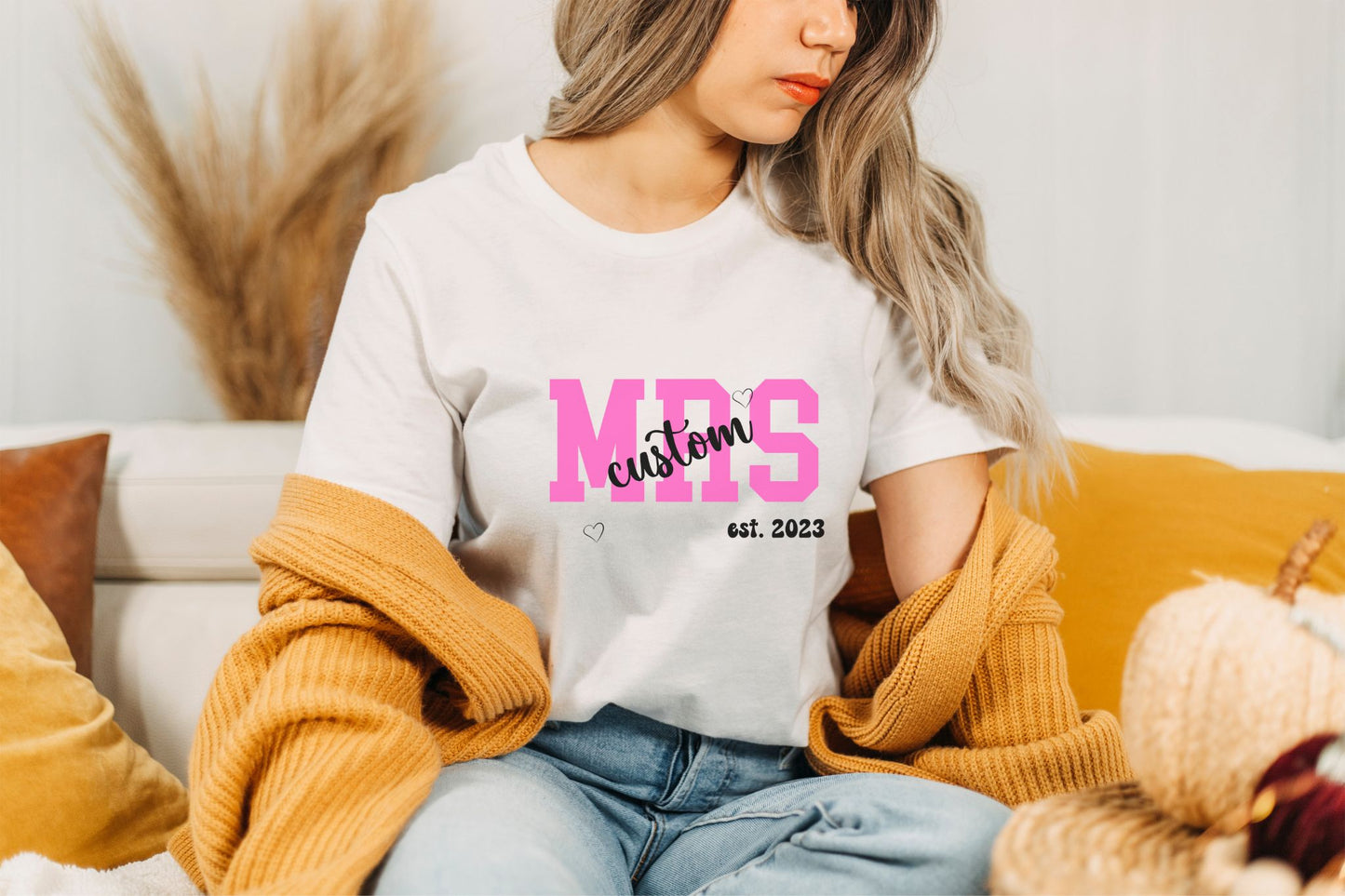 Personalized Future Mrs, Shirt with Customized Last Name for New Bride, Personalized Wedding T-Shirt for Bride, Bachelorette party t-shirt