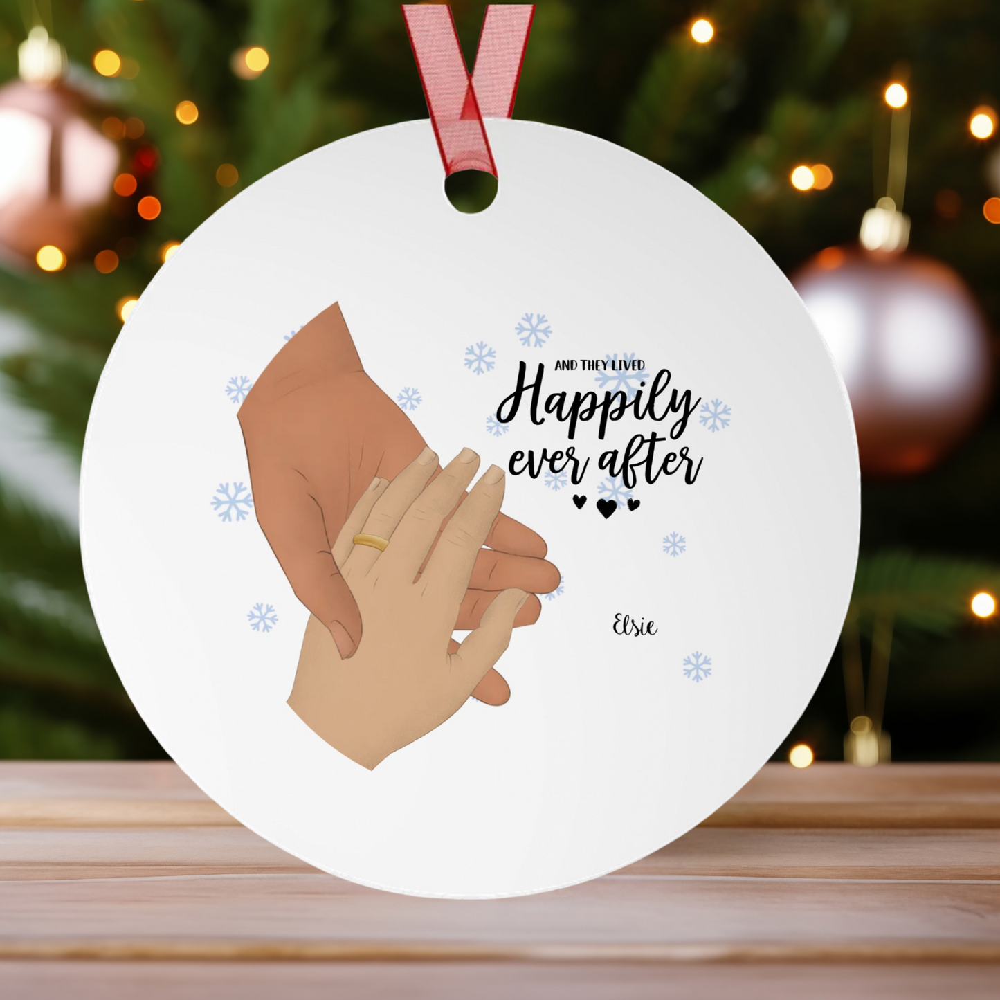 Happily Ever After | SUBORNC Ornament (Circle) | Personalize