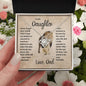 To My Daughter | This Old Lion will Always have your back | Love Knot Necklace.