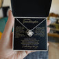 TO MY AMAZING GRANDDAUGTHER| YOU ARE THE MOST BEAUTIFUL CHAPTER OF MY LIFE | LOVE KNOT NECKLACE