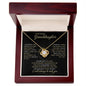To My Amazing Granddaughter/Believe in yourself as much as I do/ Love Knot necklace