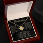 To My Amazing Granddaughter/Believe in yourself as much as I do/ Love Knot necklace