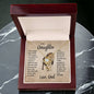 To My Daughter | This Old Lion will Always have your back | Love Knot Necklace.