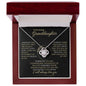 TO MY AMAZING GRANDDAUGTHER| YOU ARE THE MOST BEAUTIFUL CHAPTER OF MY LIFE | LOVE KNOT NECKLACE