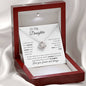 To My Daughter - I closed my eyes for a moment and there stood a woman | Love Knot Necklace.