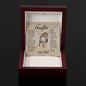 To My Daughter | This Old Lion will Always have your back | Love Knot Necklace.