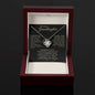 To My Amazing Granddaughter/Believe in yourself as much as I do/ Love Knot necklace