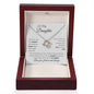 To My Daughter - I closed my eyes for a moment and there stood a woman | Love Knot Necklace.