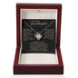 To My Amazing Granddaughter/Believe in yourself as much as I do/ Love Knot necklace