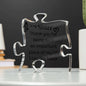 To My Sister, I Love you. Acrylic Puzzle Plaque