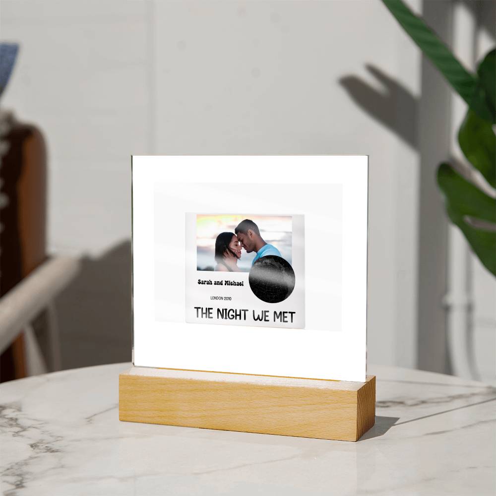 THE NIGHT WE MET! Personalize your Love.
