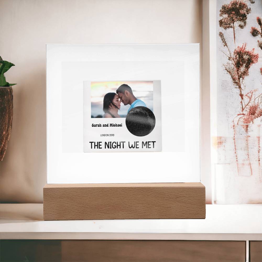 THE NIGHT WE MET! Personalize your Love.