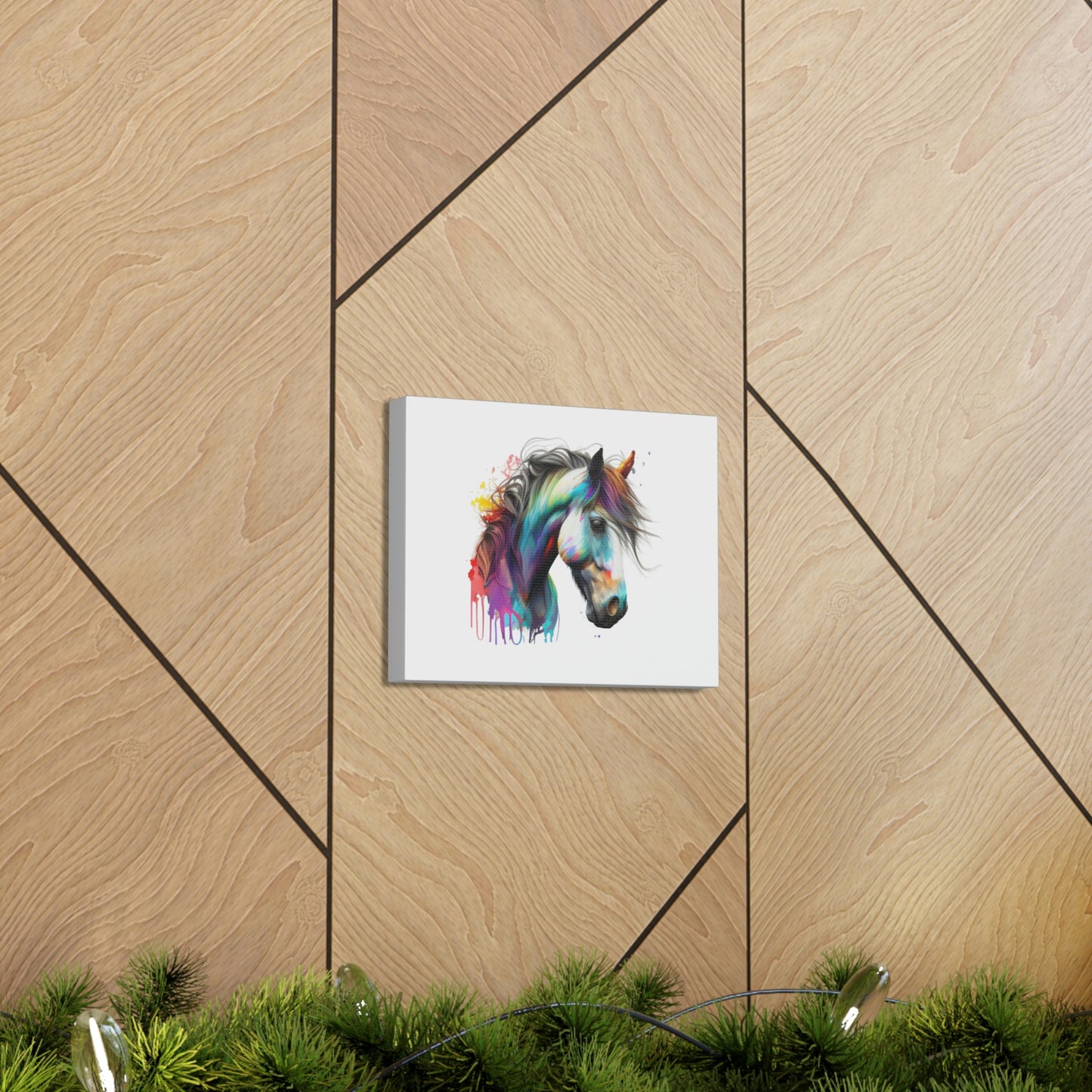 Canvas Gallery Wraps: Horse Painting Canvas