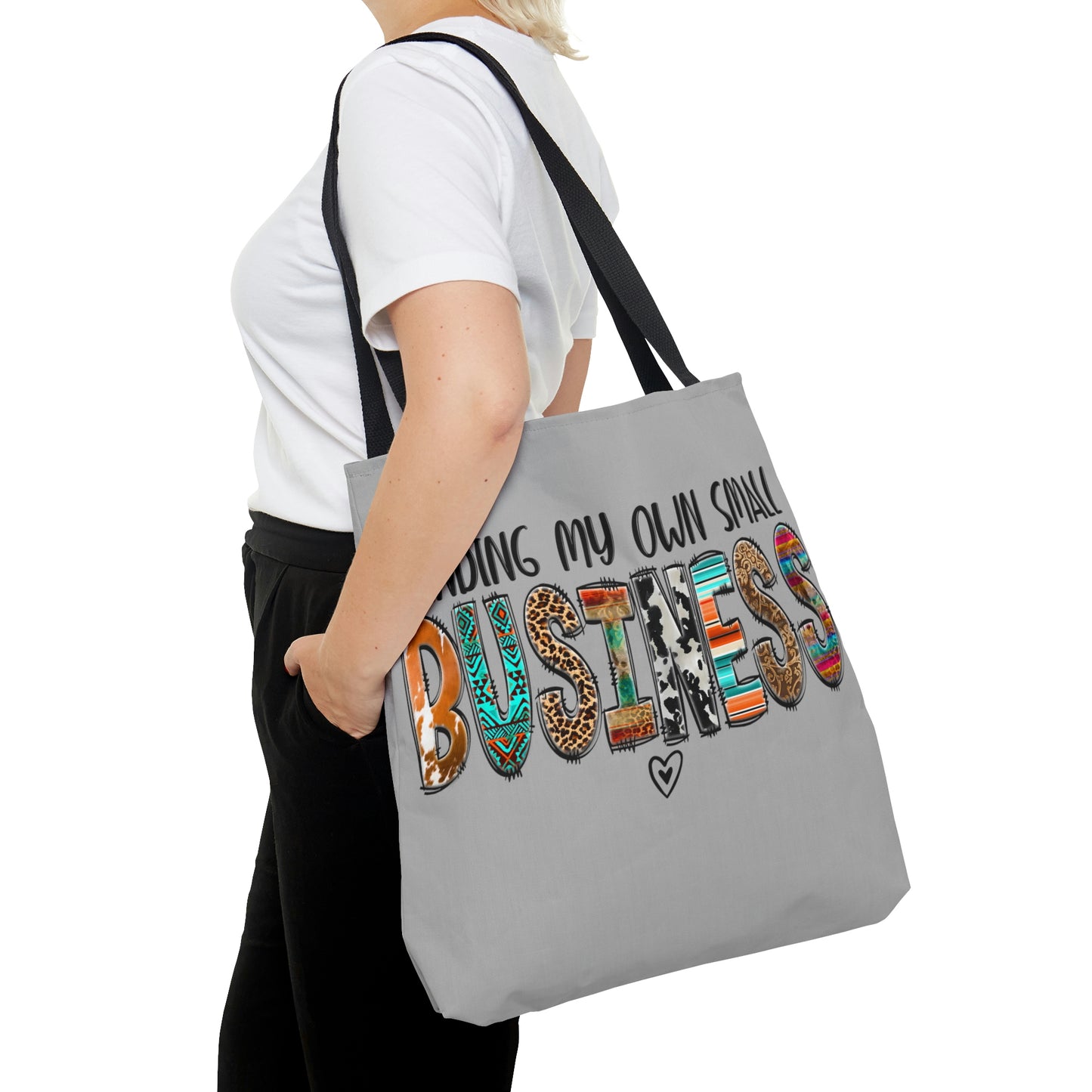 Tote Bag (AOP): Minding My Small Business.