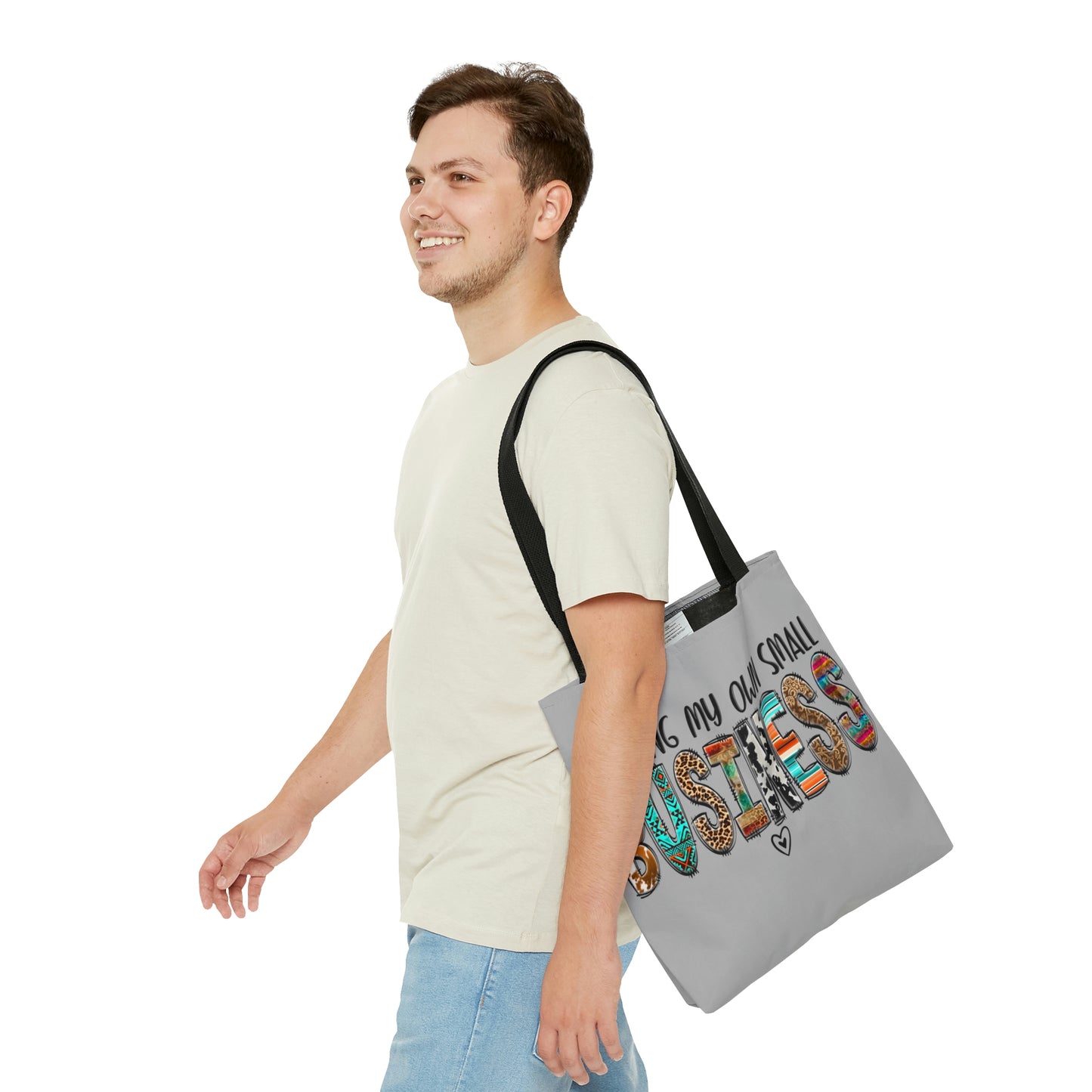 Tote Bag (AOP): Minding My Small Business.