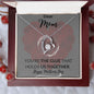 Dear Mom Mothers Day (Red Heart) (Grey) | YOU'RE THE GLUE