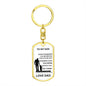 To Son, Love Dad (Dog Tag)