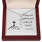 All things work for good. Faith Necklace