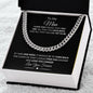 T0 My Man: Cuban Link Chain