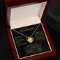 To My Granddaughter - Always With You | 14k Gold & Stainless Steel Necklace Gift Bundle
