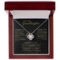 To My Granddaughter - Always With You | 14k Gold & Stainless Steel Necklace Gift Bundle