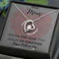 Dear Mom Mothers Day (Red Heart) (Grey) | YOU'RE THE GLUE