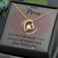 Dear Mom Mothers Day (Red Heart) (Grey) | YOU'RE THE GLUE