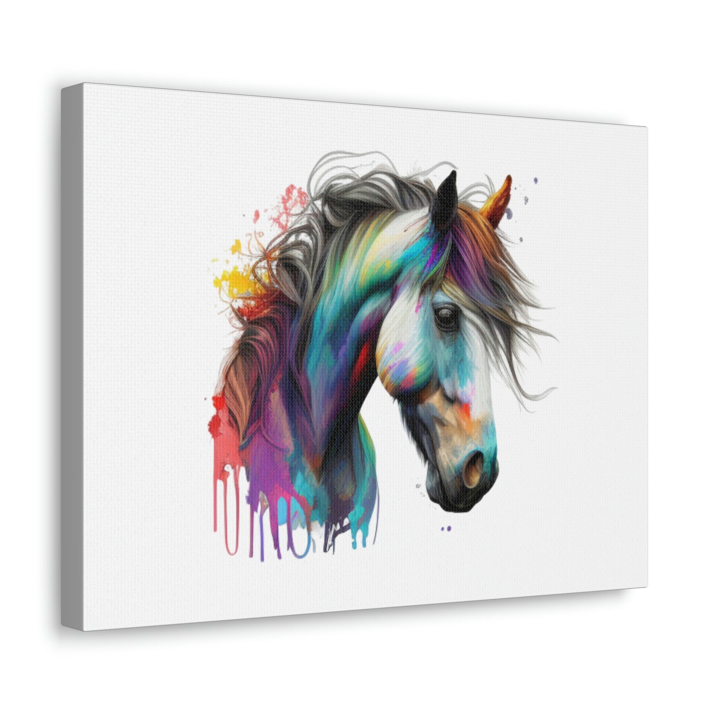 Canvas Gallery Wraps: Horse Painting Canvas