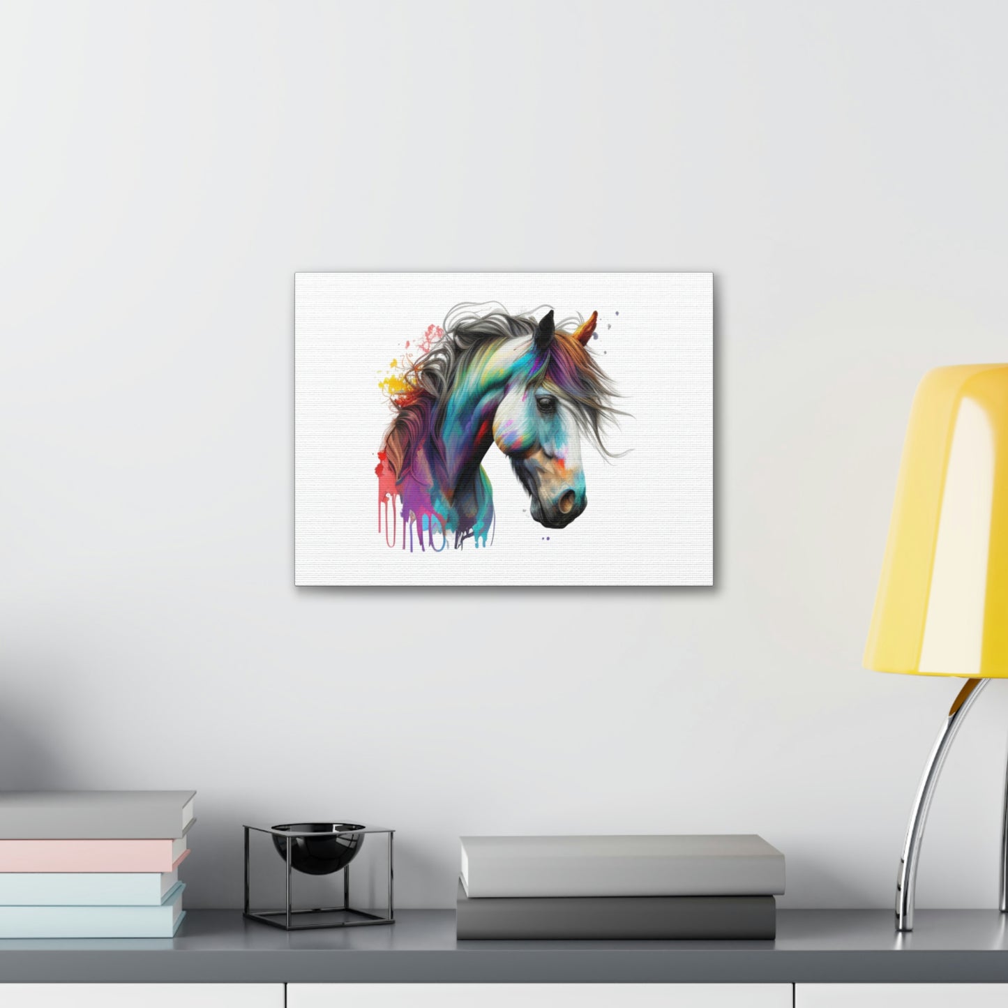 Canvas Gallery Wraps: Horse Painting Canvas