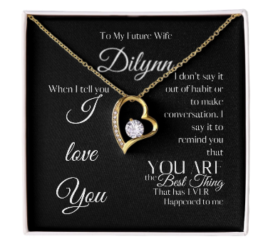 Will You Be My Maid of Honor - Forever Love Necklace – Just Nifty Gifts