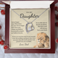 To my Daughter, Love DAD | Forever Love Necklace | Show your daughter you truly love her!