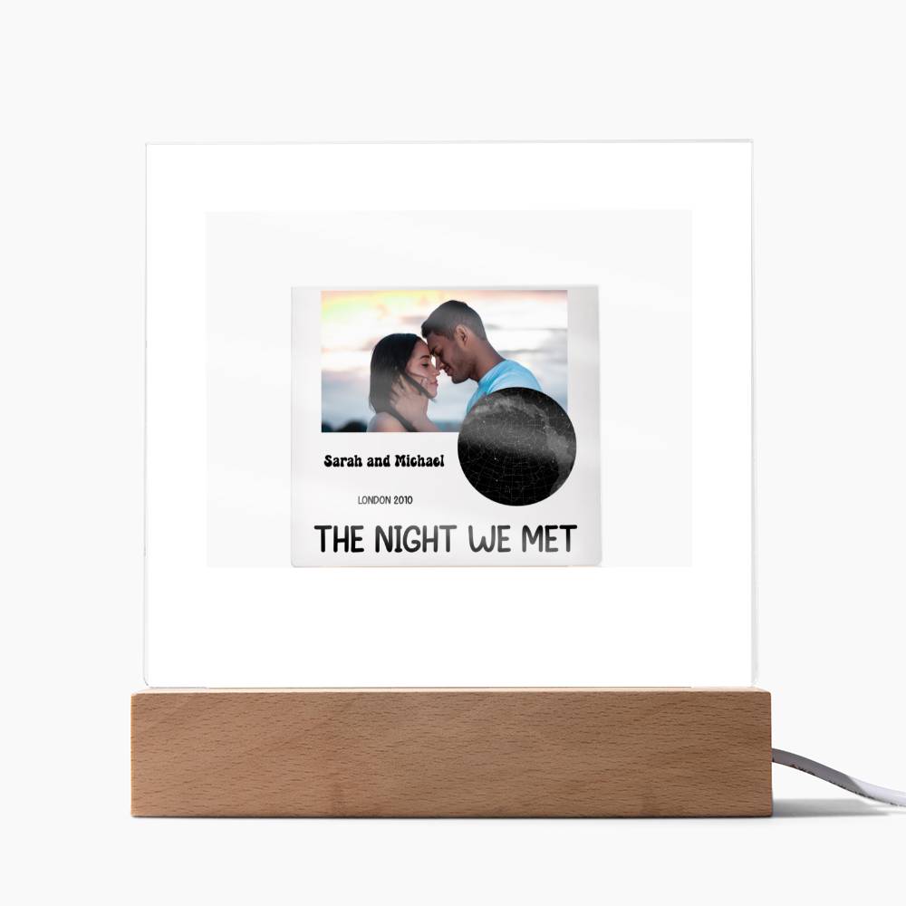 THE NIGHT WE MET! Personalize your Love.