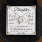 [ ALMOST SOLD OUT] To My Daughter, Love Mom - Always keep me in your heart | Forever Love Necklace