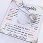 [ ALMOST SOLD OUT] To My Daughter, Love Mom & Dad - Always keep me in your heart | Forever Love Neckless