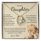 To my Daughter, Love DAD | Forever Love Necklace | Show your daughter you truly love her!
